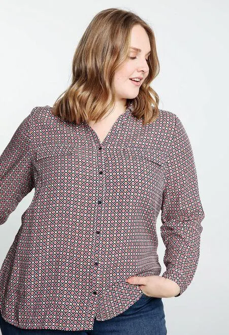 Chemise en viscose avec lurex