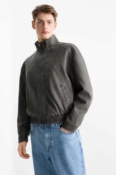 Bomber jacket - faux leather