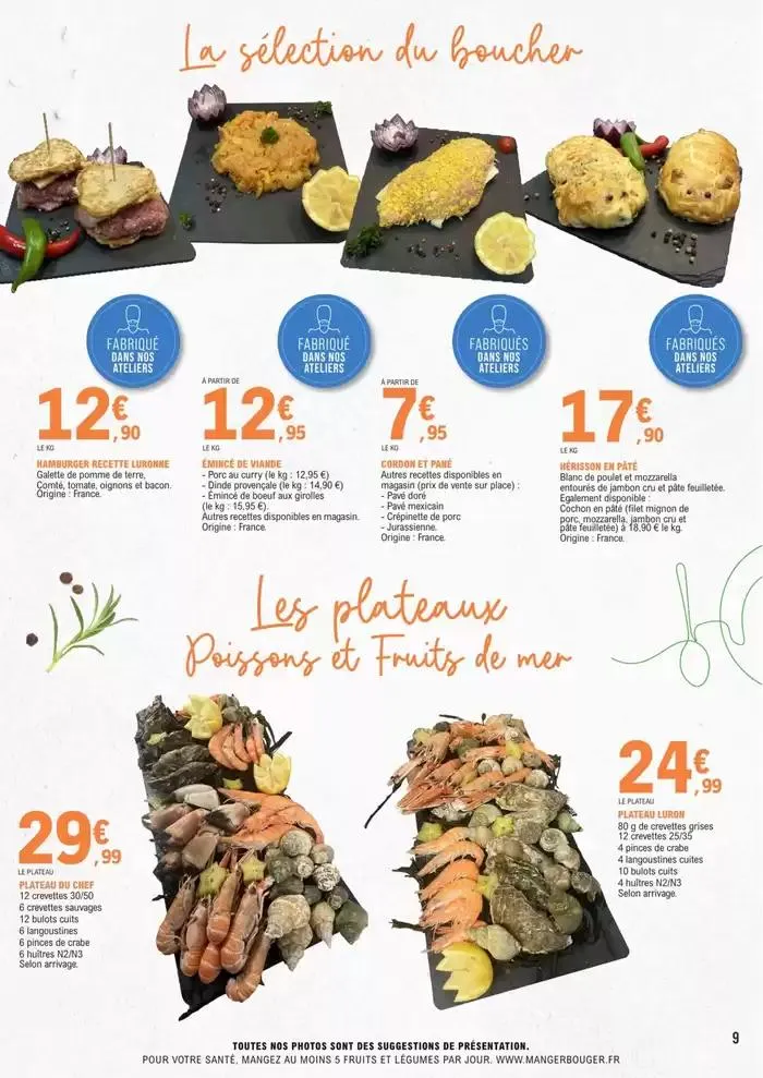 CATALOGUE TRAITEUR ANNUEL INTERNE du 22 janvier au 31 décembre 2025 - Catalogue page 9