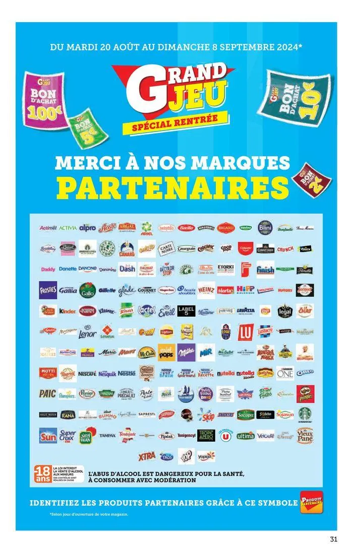 Catalogue SUPER U du 20 août au 1 septembre 2024 - Catalogue page 31