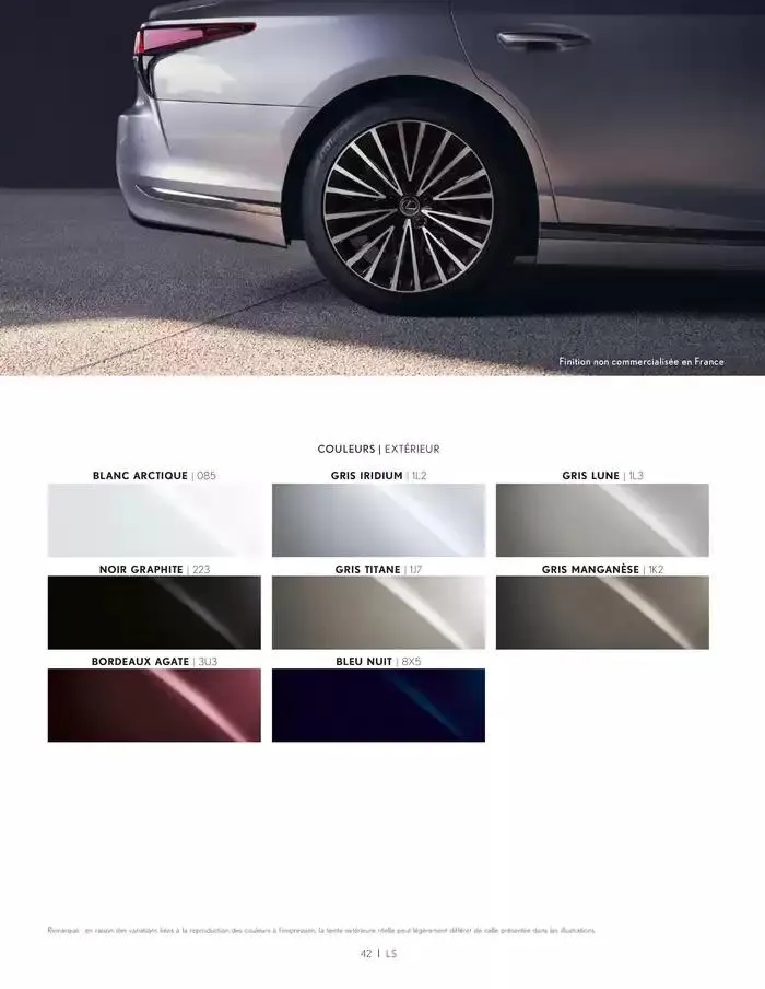 Lexus LS du 27 mars au 27 mars 2026 - Catalogue page 42