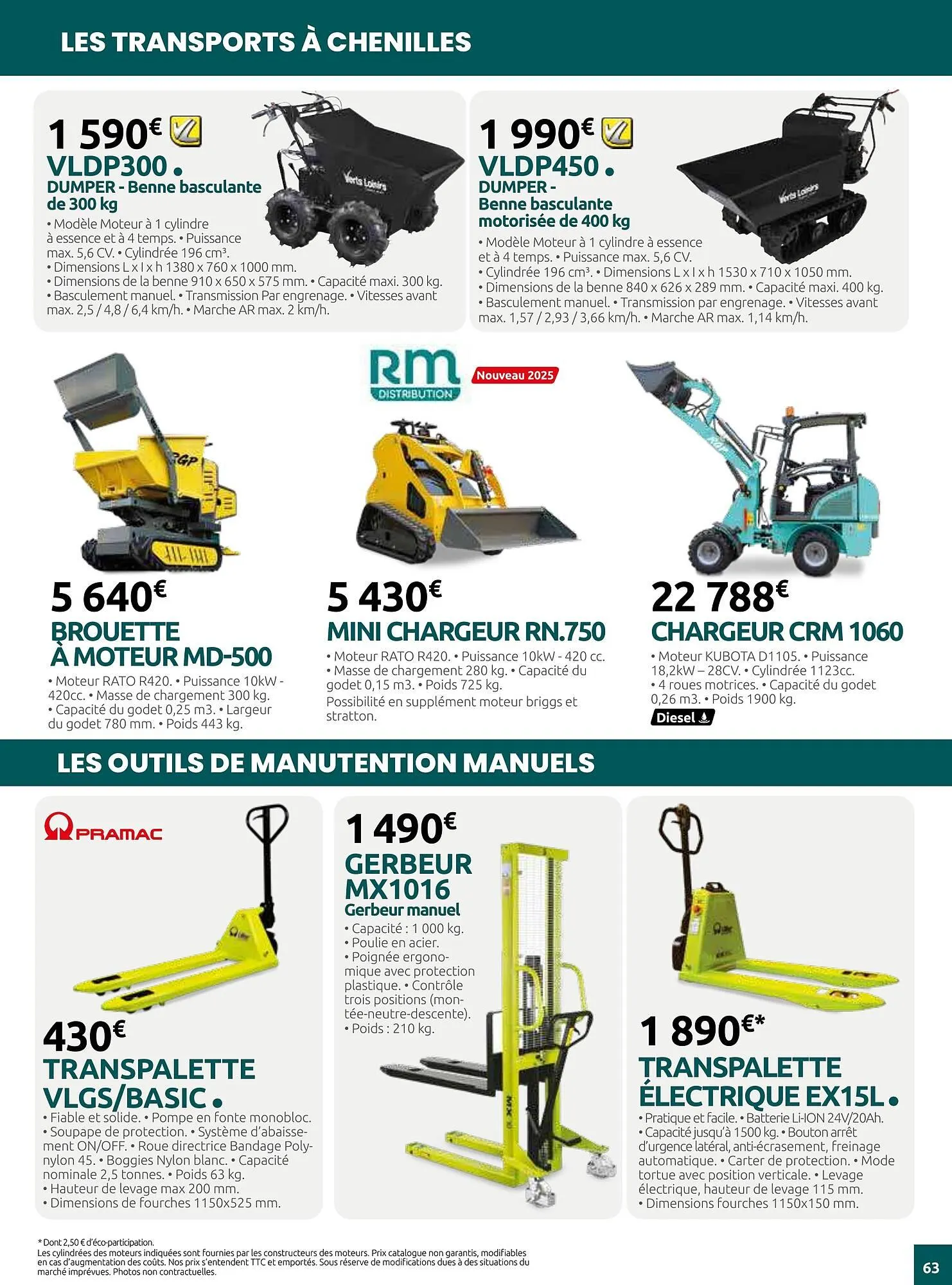 Catalogue Verts Loisirs du 5 mars au 29 décembre 2025 - Catalogue page 63