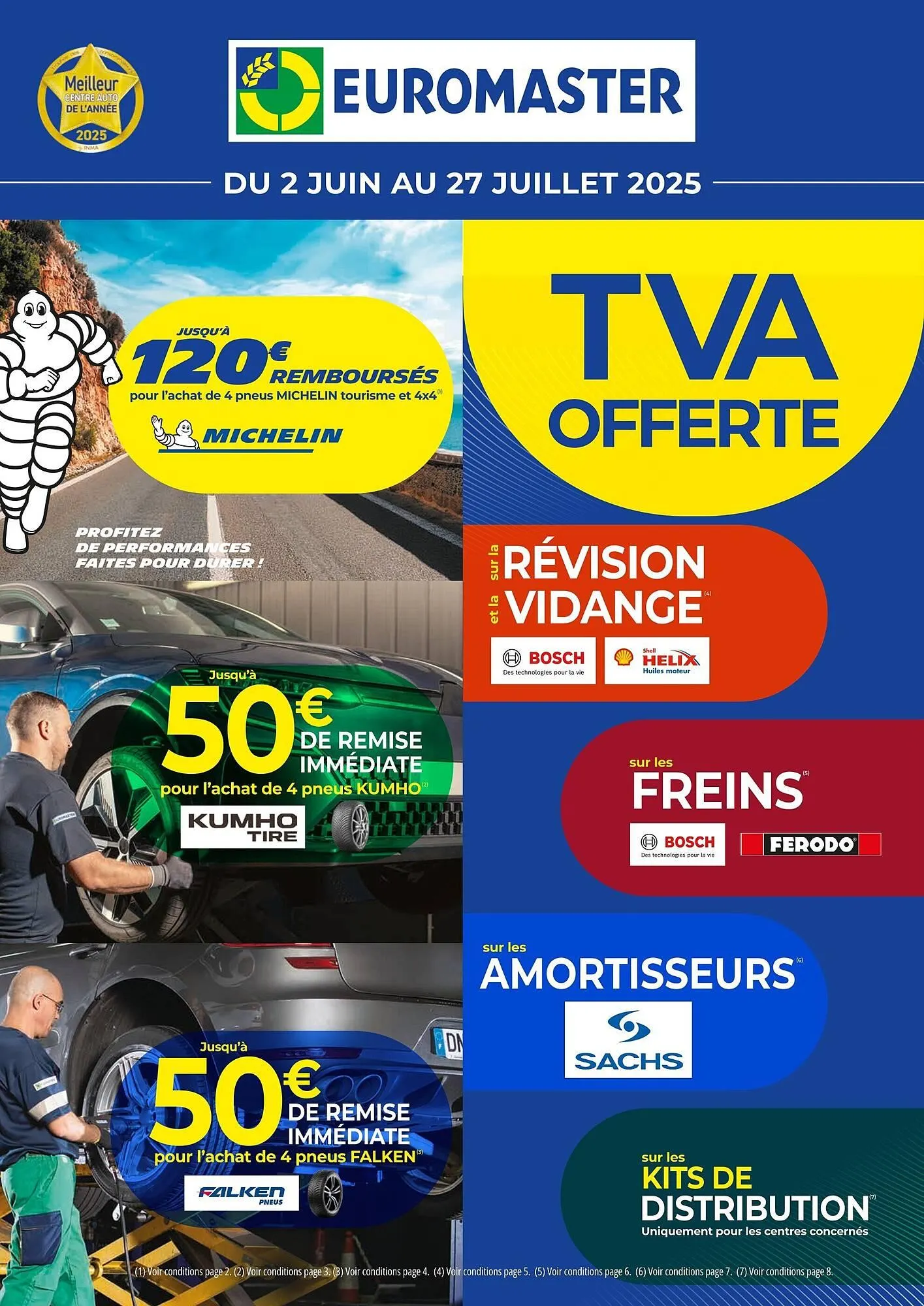 Catalogue Euromaster du 23 juin au 29 juin 2025 - Catalogue page 1