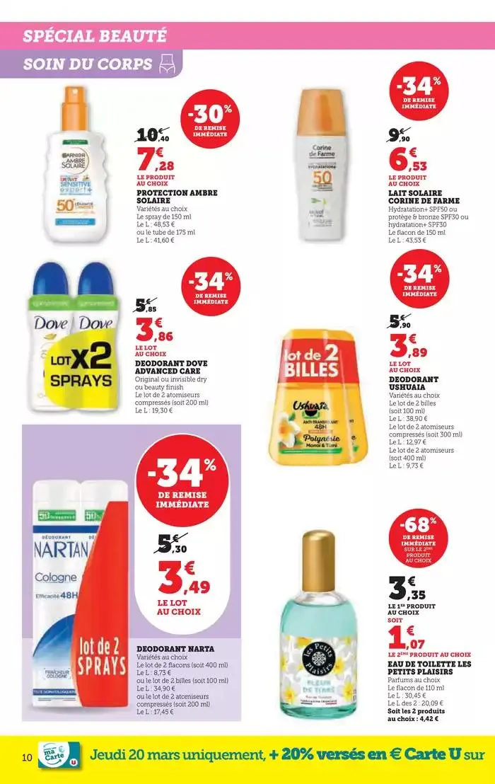 Spécial Beauté du 18 mars au 30 mars 2025 - Catalogue page 10