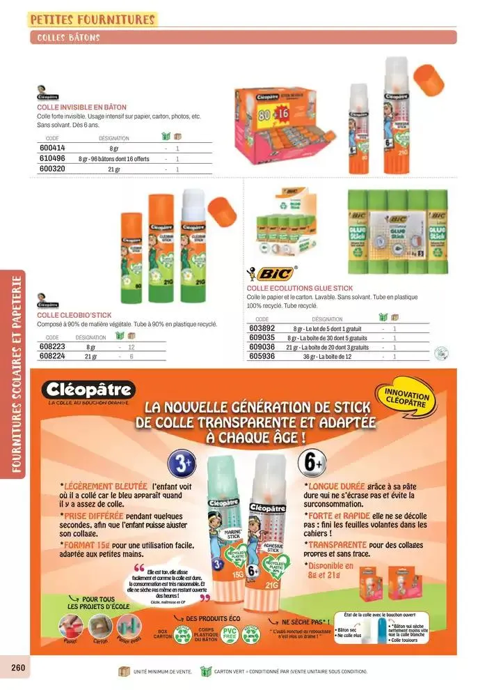 Nos Catalogues Thématiques du 1 janvier au 31 décembre 2025 - Catalogue page 262