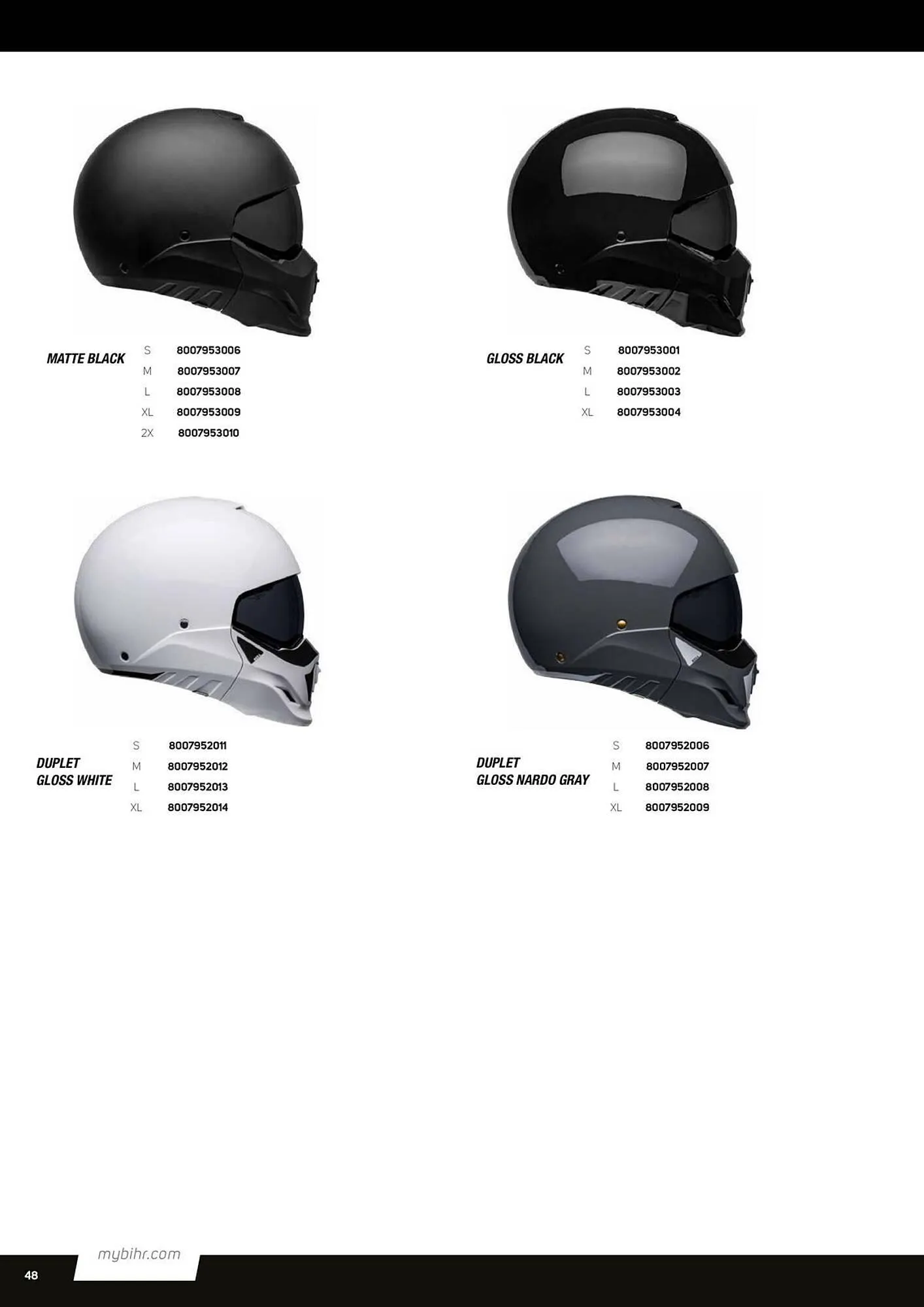 Catalogue Bihr du 27 mars au 31 décembre 2025 - Catalogue page 48