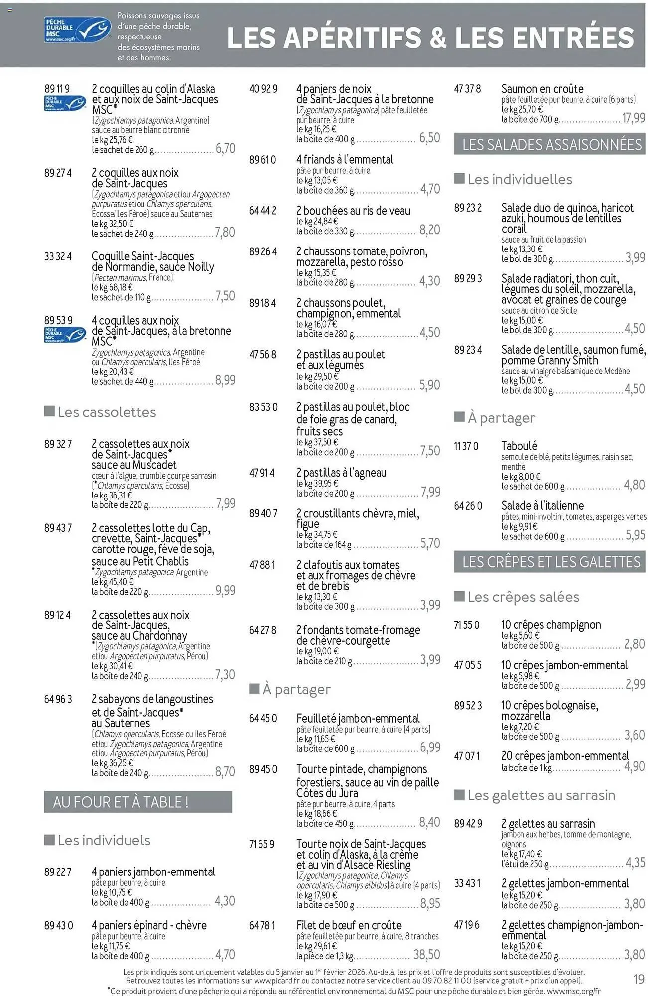 Catalogue Picard du 5 janvier au 5 avril 2026 - Catalogue page 19