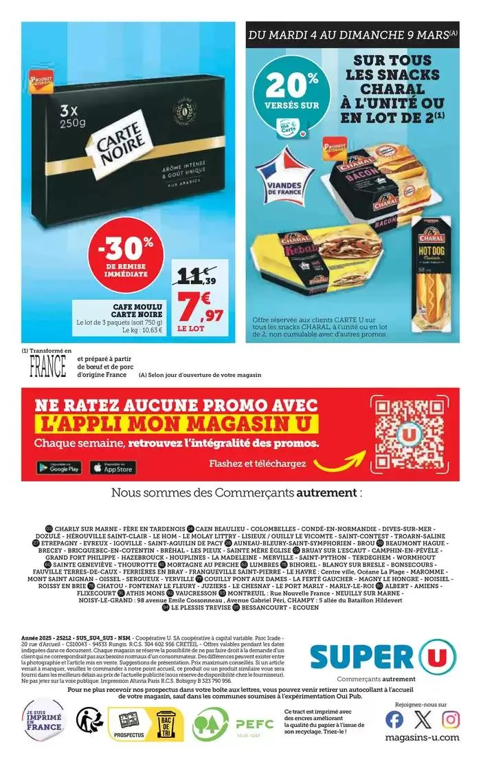 Quinzaine Commerçante du 4 mars au 16 mars 2025 - Catalogue page 36