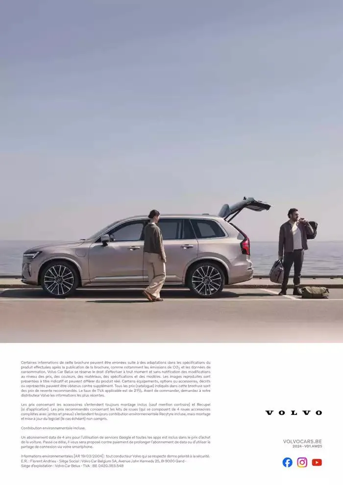 LA NOUVELLE VOLVO XC90 du 7 janvier au 31 décembre 2025 - Catalogue page 24