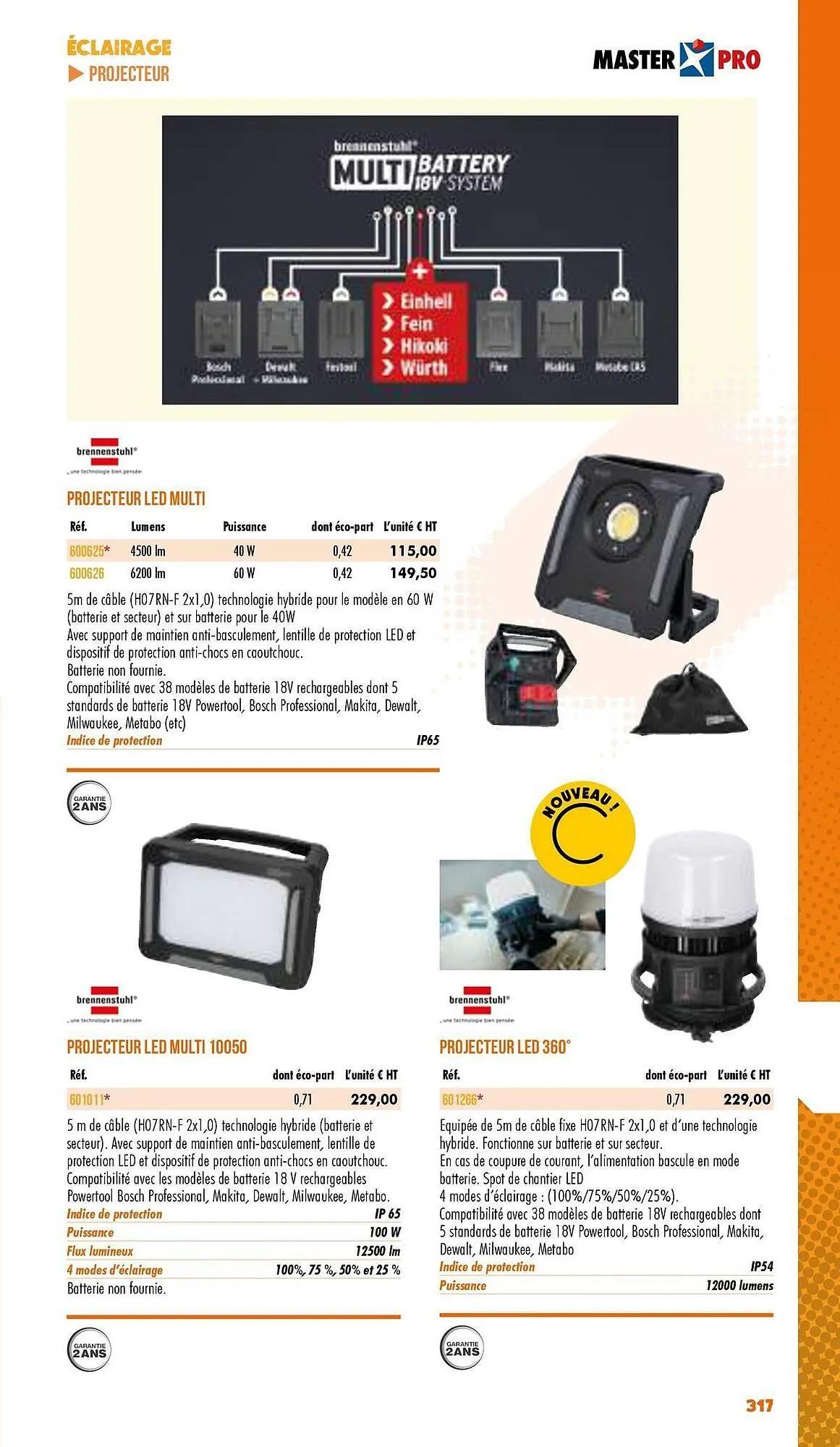 Catalogue Master Pro du 3 janvier au 31 décembre 2025 - Catalogue page 319