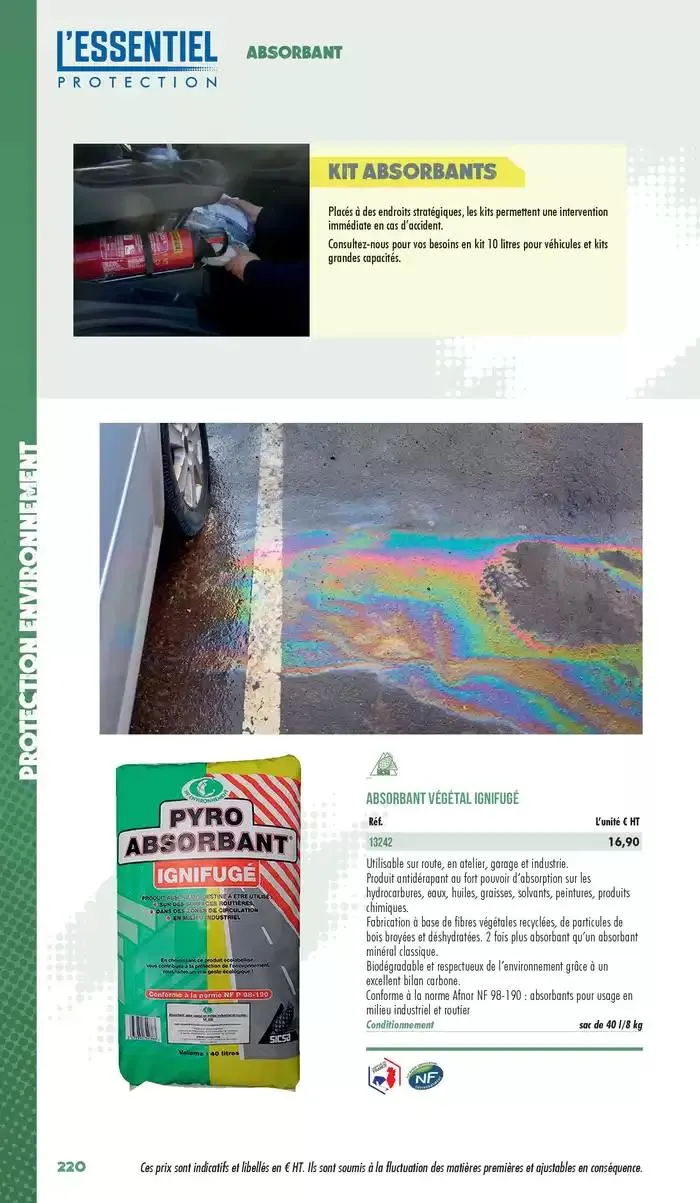 Essentiel Protection 2025 tarifé du 3 mars au 31 décembre 2025 - Catalogue page 222