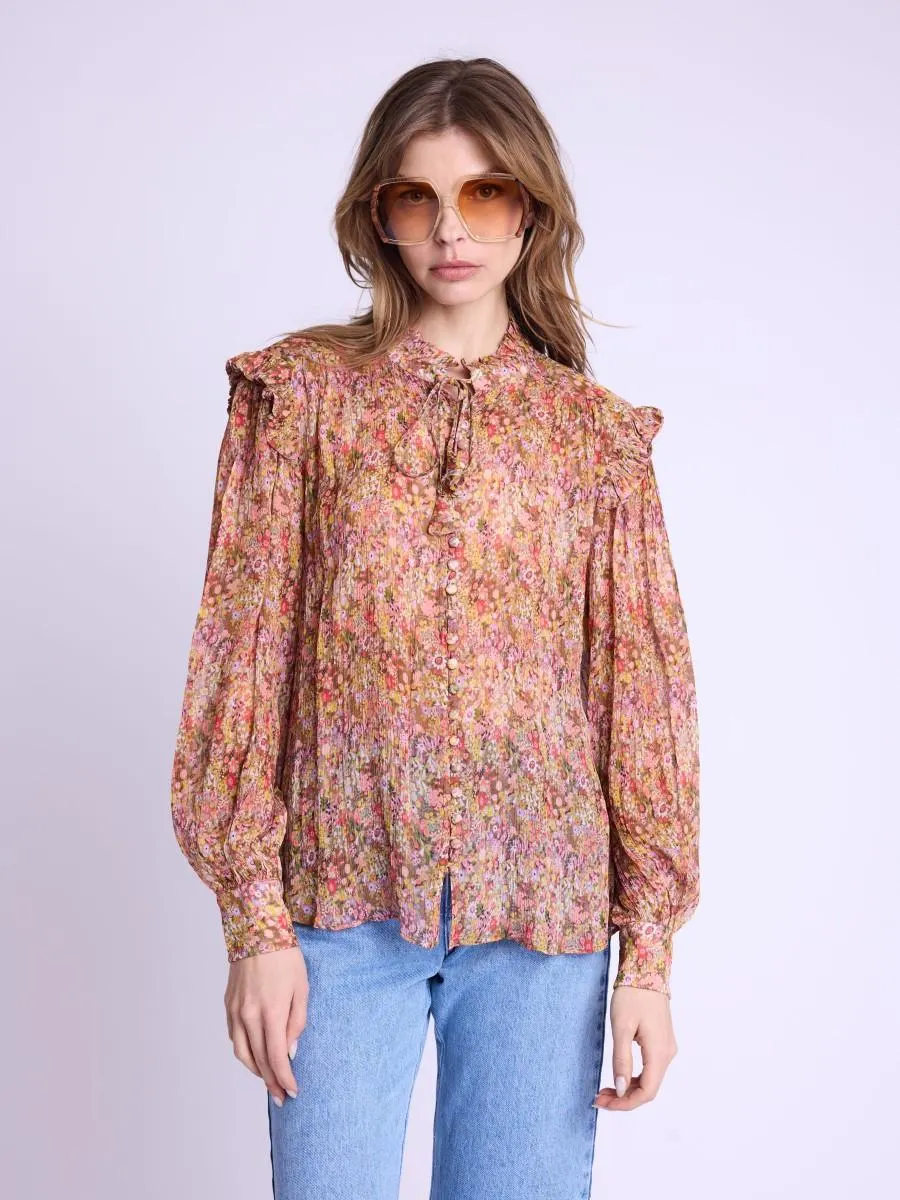 CHISCA | Blouse fluide à imprimé fleuri