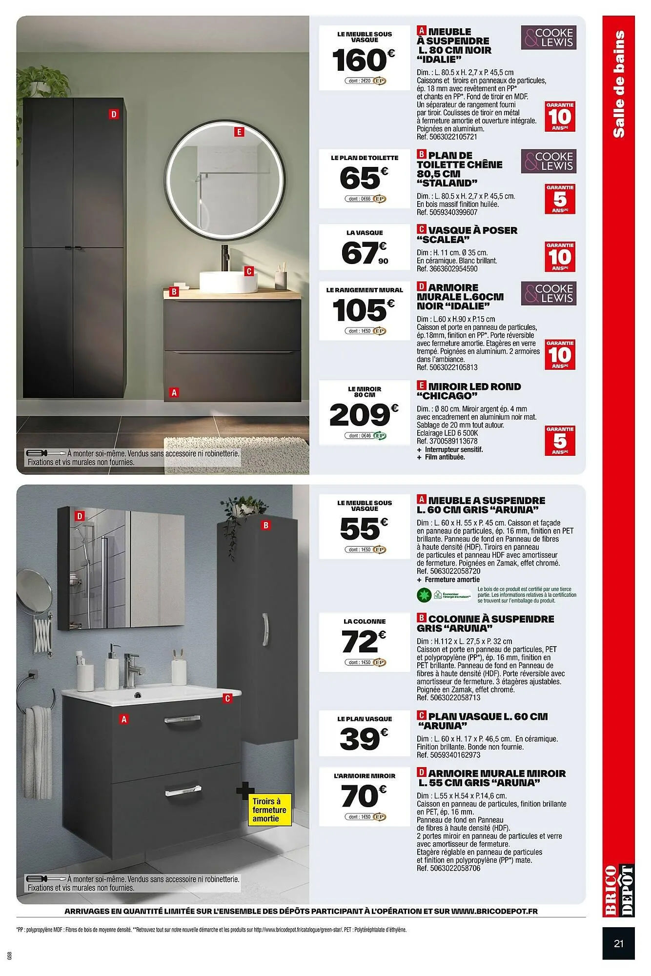 Catalogue Brico Dépôt du 4 juillet au 17 juillet 2025 - Catalogue page 21