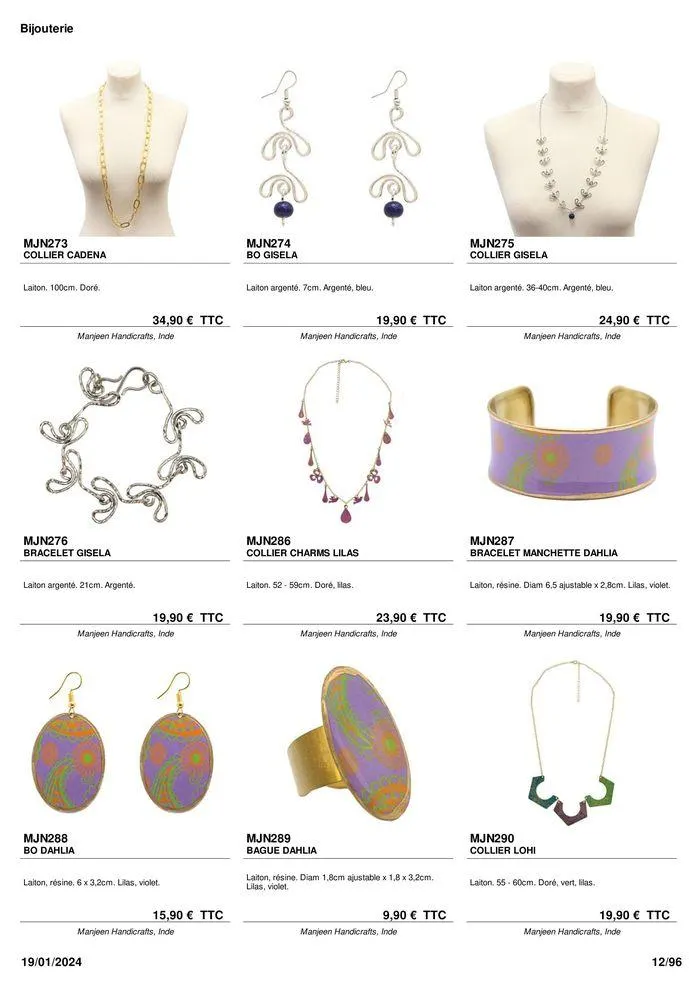 ARTISANAT . DéCORATION . MODE . JOUETS du 9 février au 31 août 2024 - Catalogue page 14