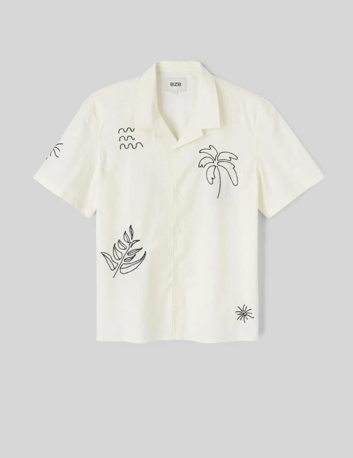 Chemisette brodée - Naturel