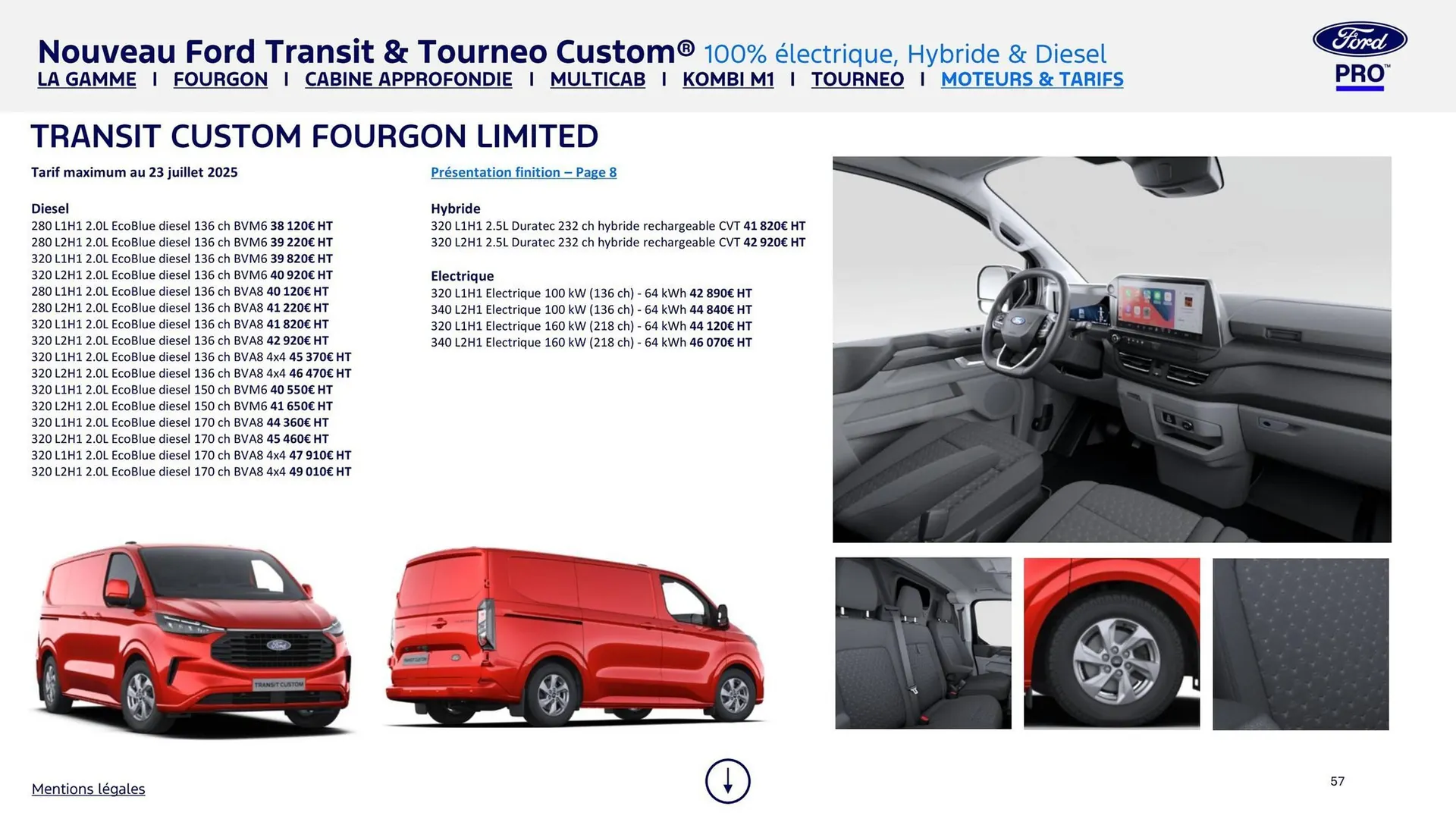 Catalogue Ford du 8 août au 8 août 2026 - Catalogue page 57