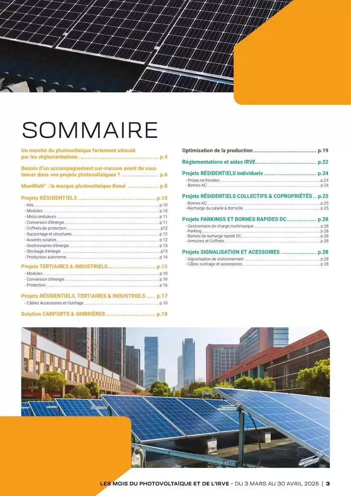 Les mois du Photoboltaique et de l'IRVE 2025 du 3 mars au 30 avril 2025 - Catalogue page 3