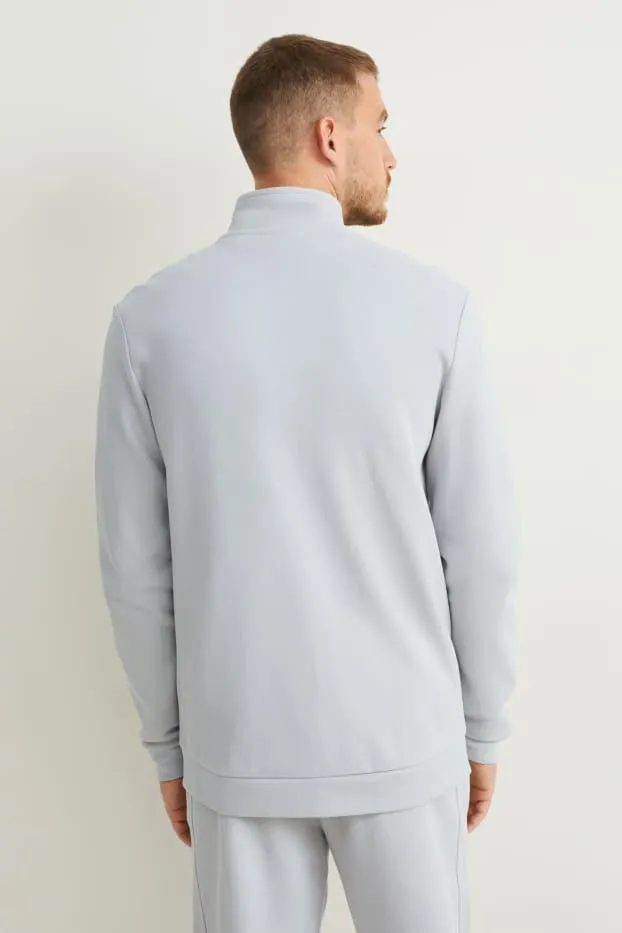 Zip-through sweatshirt