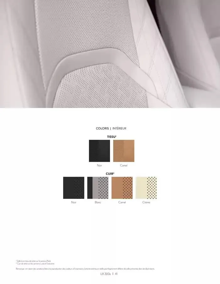 Lexus NOUVEL UX 300e du 27 mars au 27 mars 2026 - Catalogue page 41