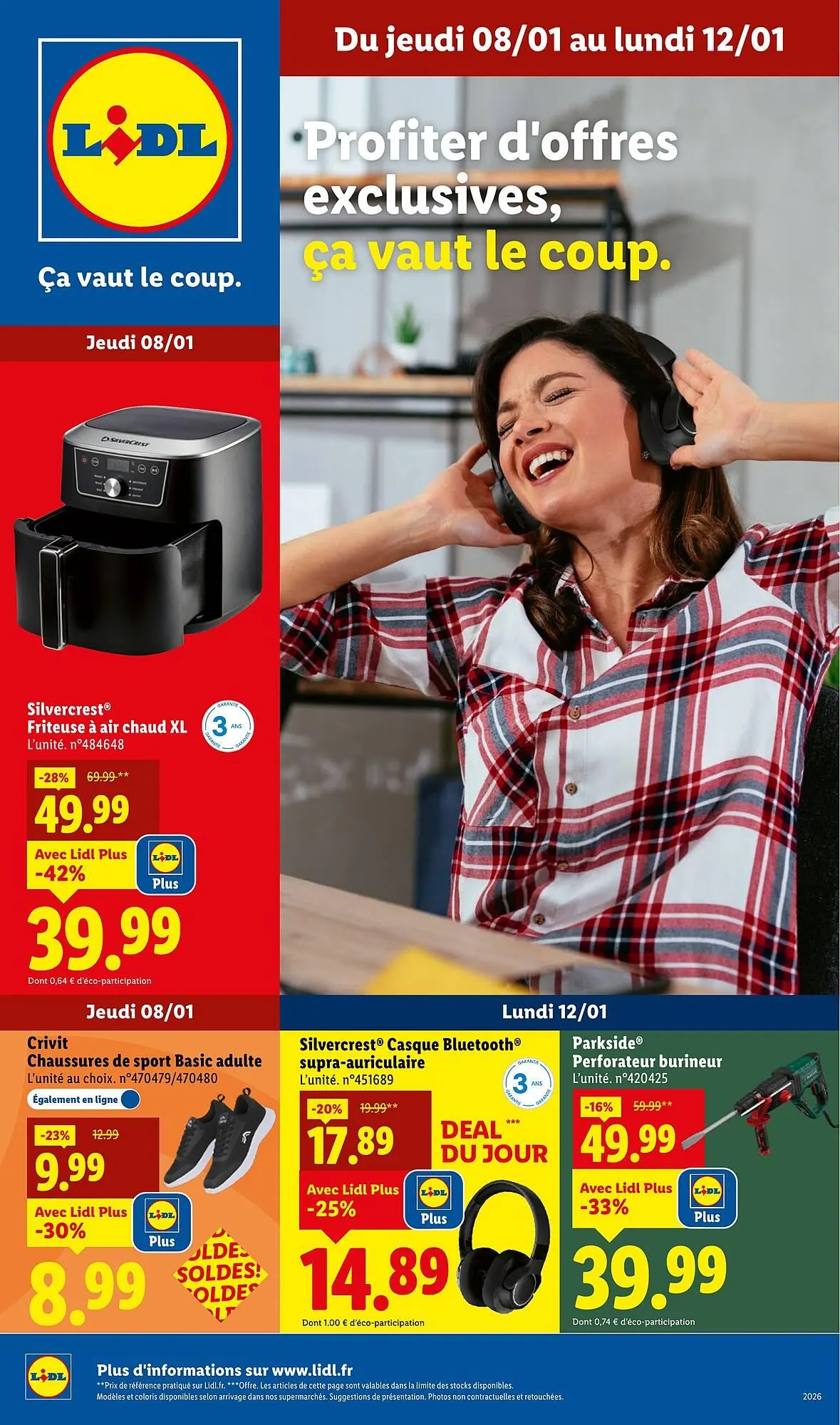 Catalogue Lidl du 8 janvier au 12 janvier 2026 - Catalogue page 1