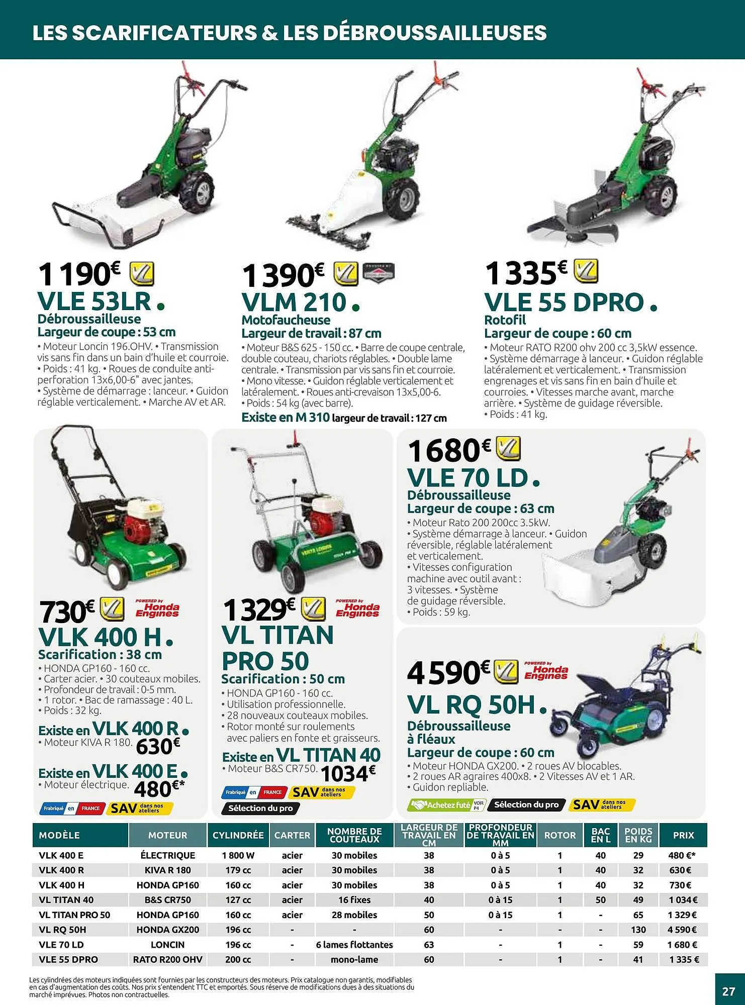 Catalogue Verts Loisirs du 5 mars au 29 décembre 2025 - Catalogue page 27