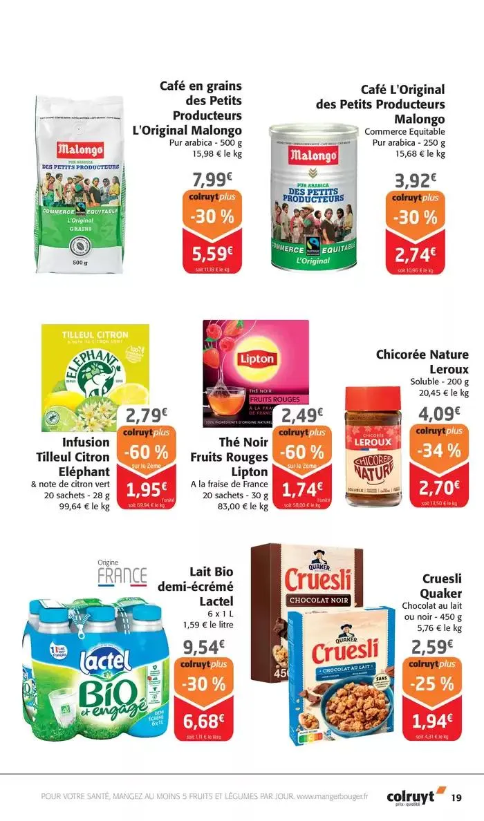 Prix - qualitè du 31 mars au 6 avril 2025 - Catalogue page 19