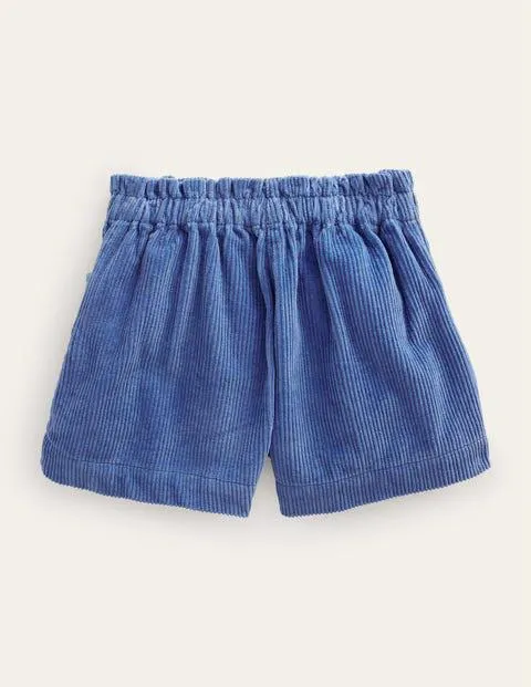 Short en velours côtelé épais