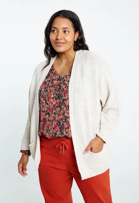 Gilet ample chauve-souris uni