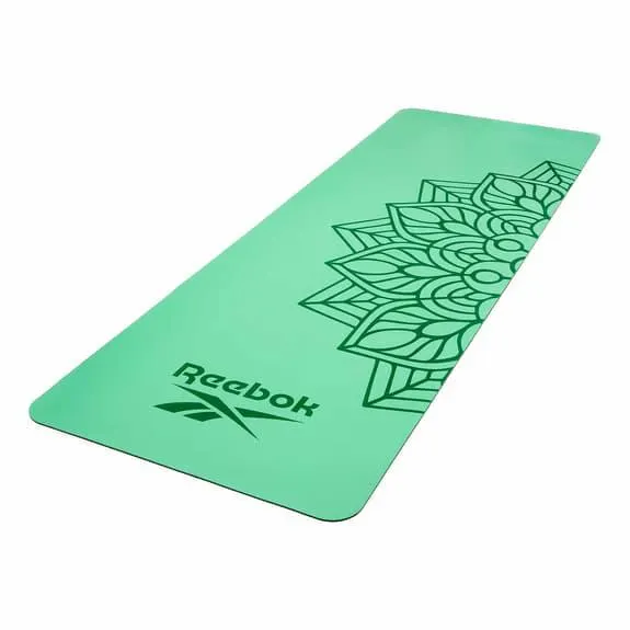 Tapis de sol Reebok Natural Rubber Yoga 4 mm vert
