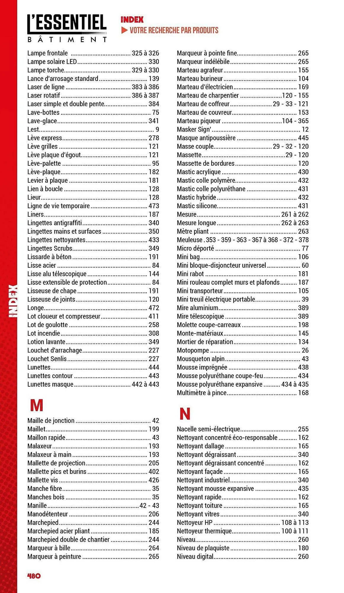 Catalogue Master Pro du 3 janvier au 31 décembre 2025 - Catalogue page 482