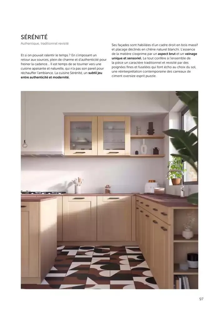 VOUS NE TROUVEREZ PAS VOTRE CUISINE DANS CE CATALOGUE du 16 janvier au 30 avril 2025 - Catalogue page 97