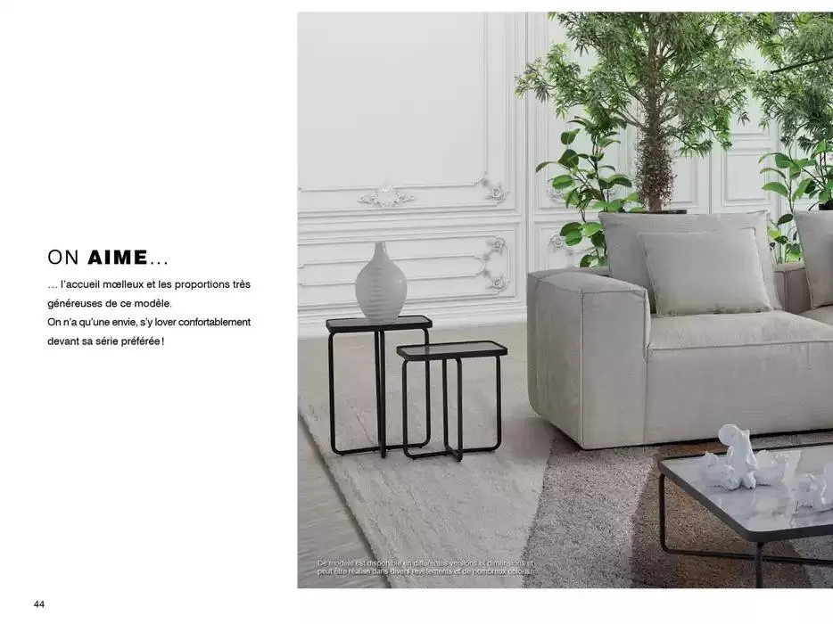 Catalogue Canapés et Fauteuils 2025  du 1 janvier au 31 décembre 2025 - Catalogue page 44