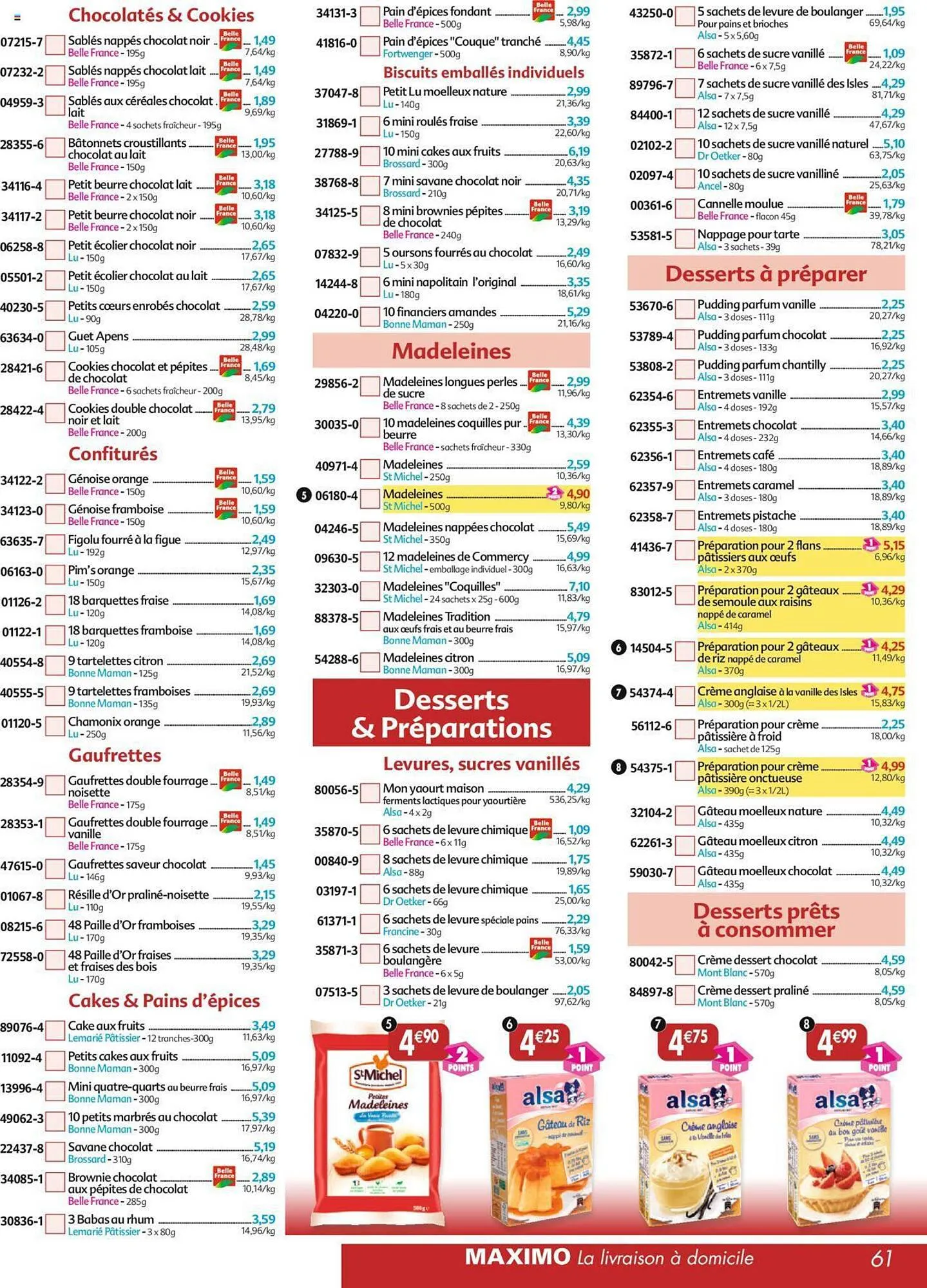 Catalogue Maximo du 19 janvier au 25 février 2024 - Catalogue page 61