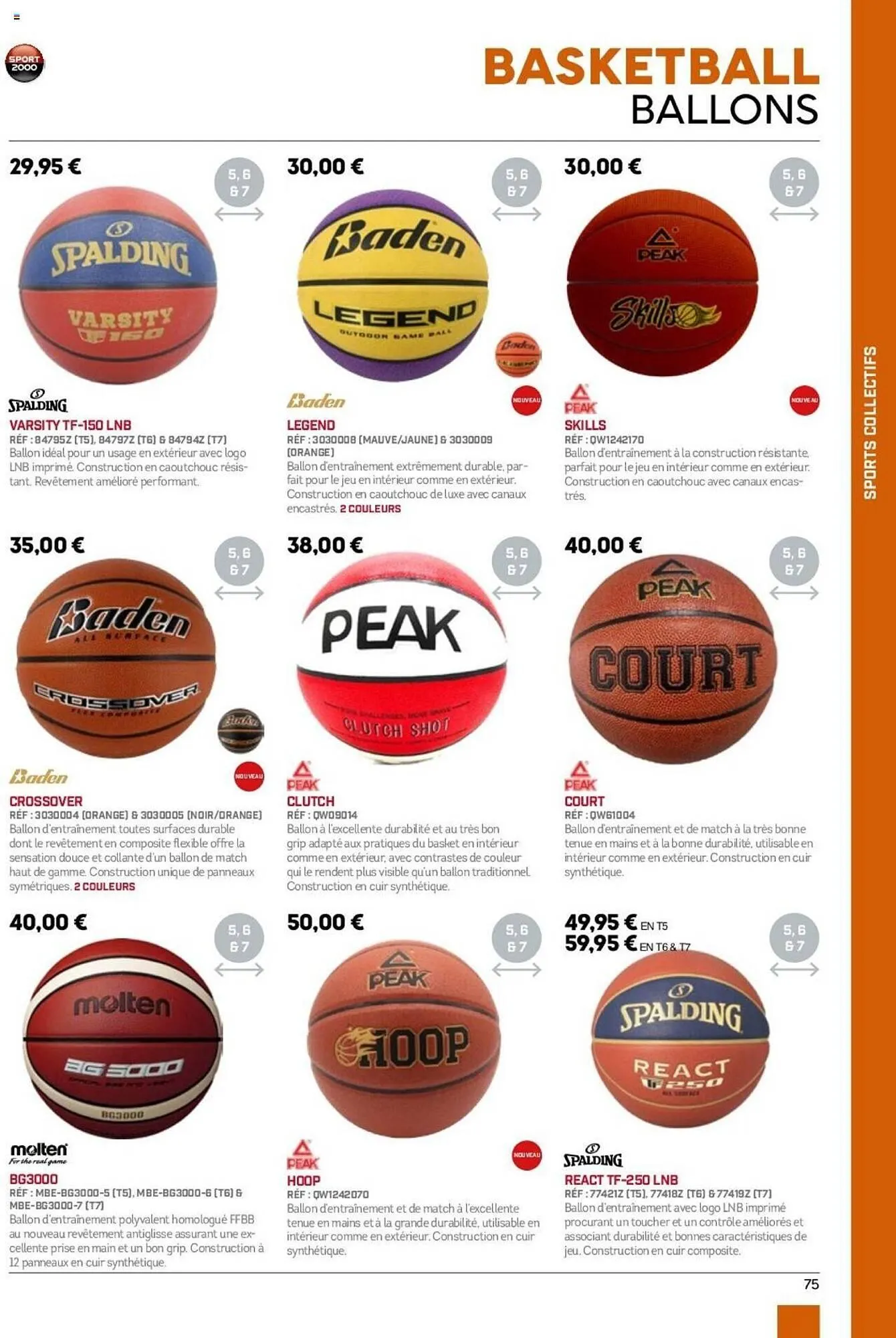Catalogue Sport 2000 du 28 mai au 31 décembre 2025 - Catalogue page 63