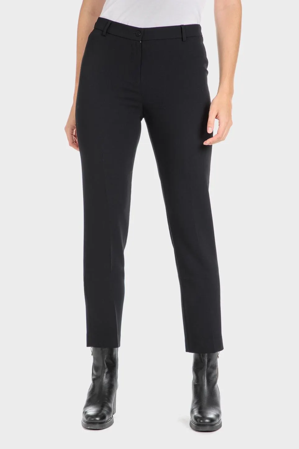 Pantalon capri crêpe