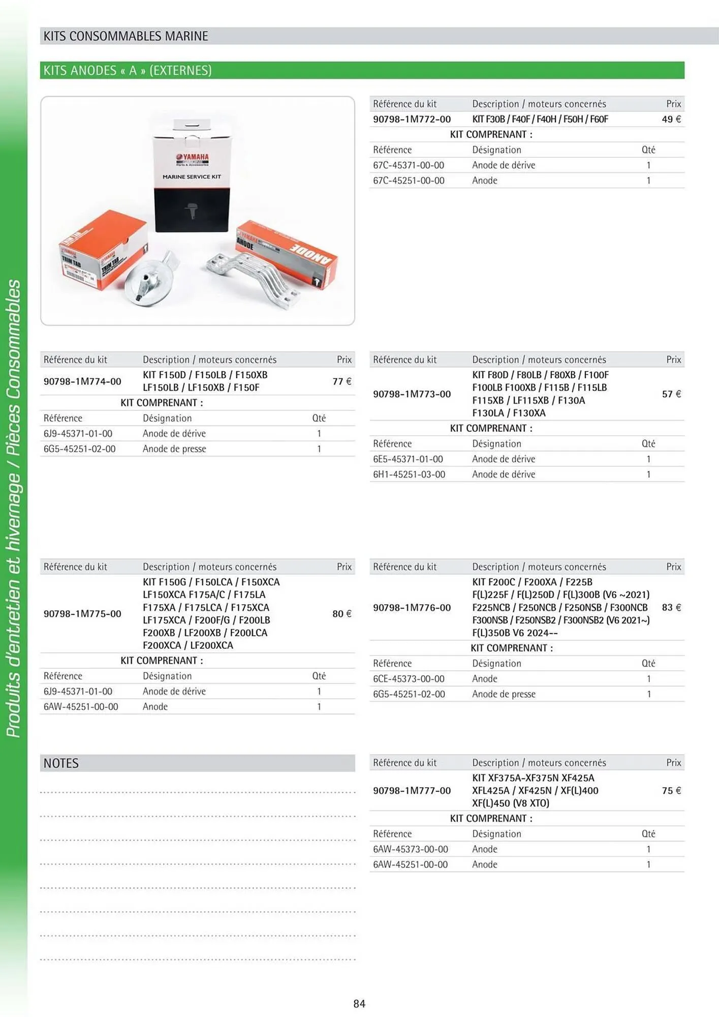 Catalogue Yamaha du 3 juin au 31 décembre 2025 - Catalogue page 84