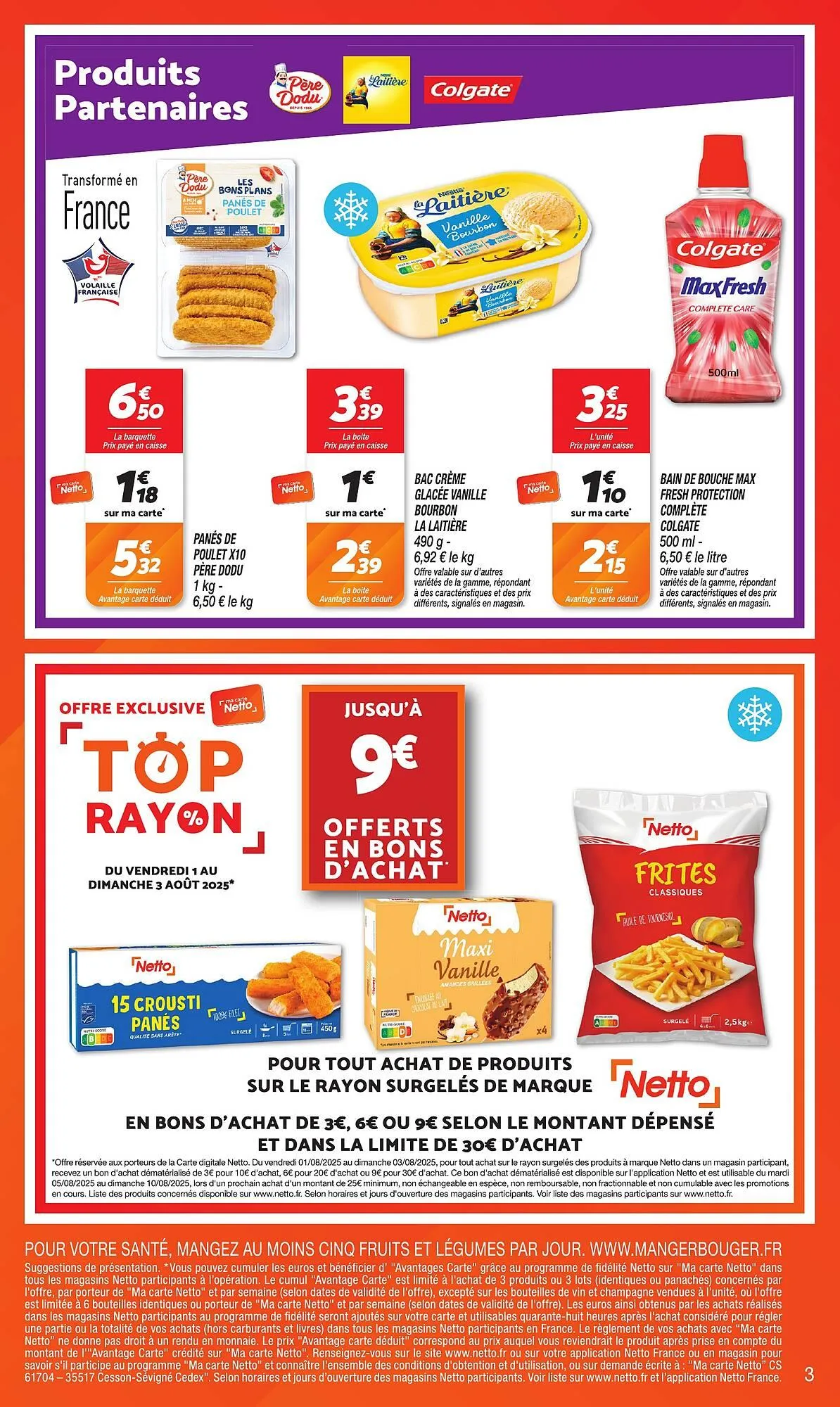 Catalogue Netto du 29 juillet au 4 août 2025 - Catalogue page 3