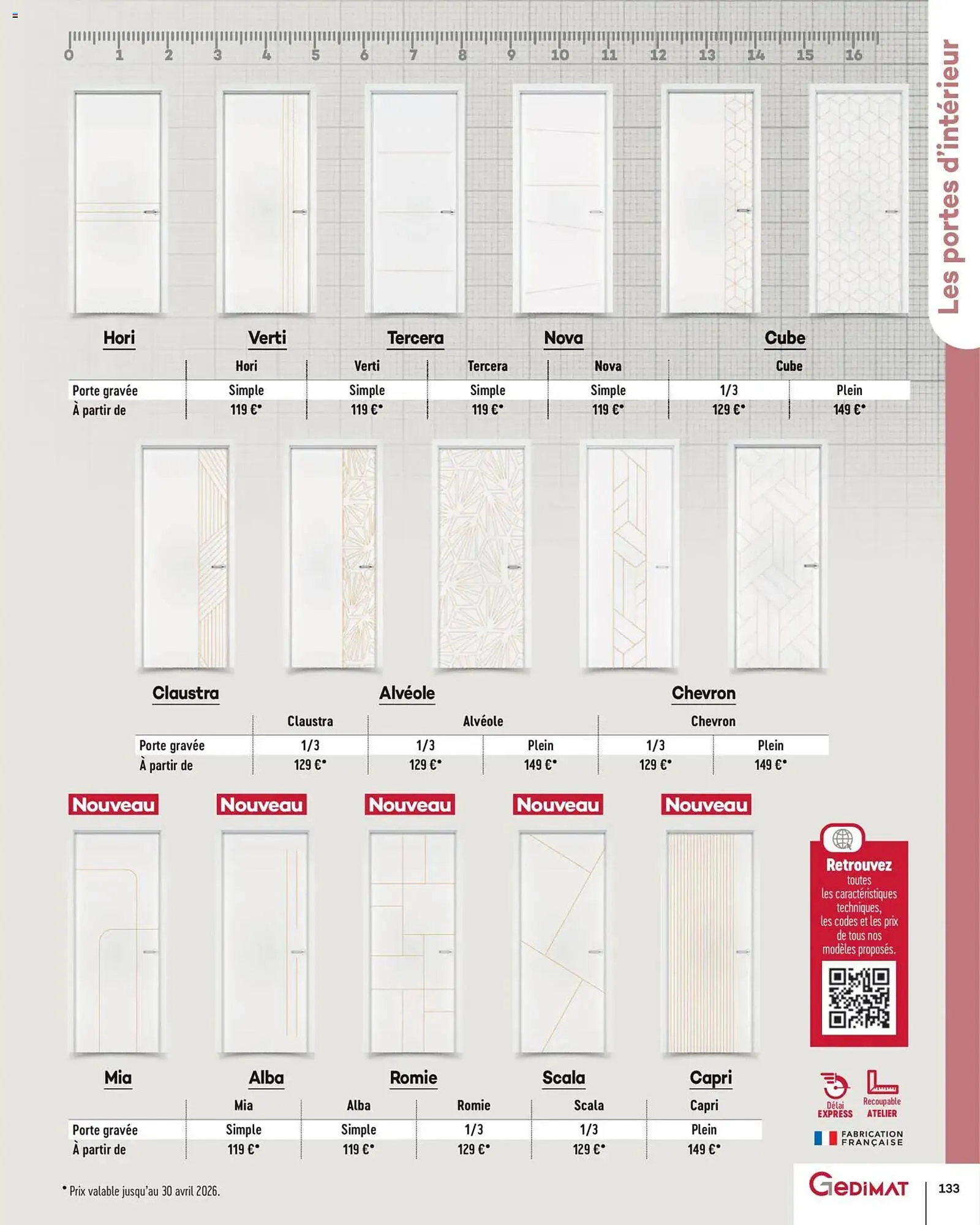 Catalogue Gedimat du 14 avril au 30 avril 2026 - Catalogue page 133