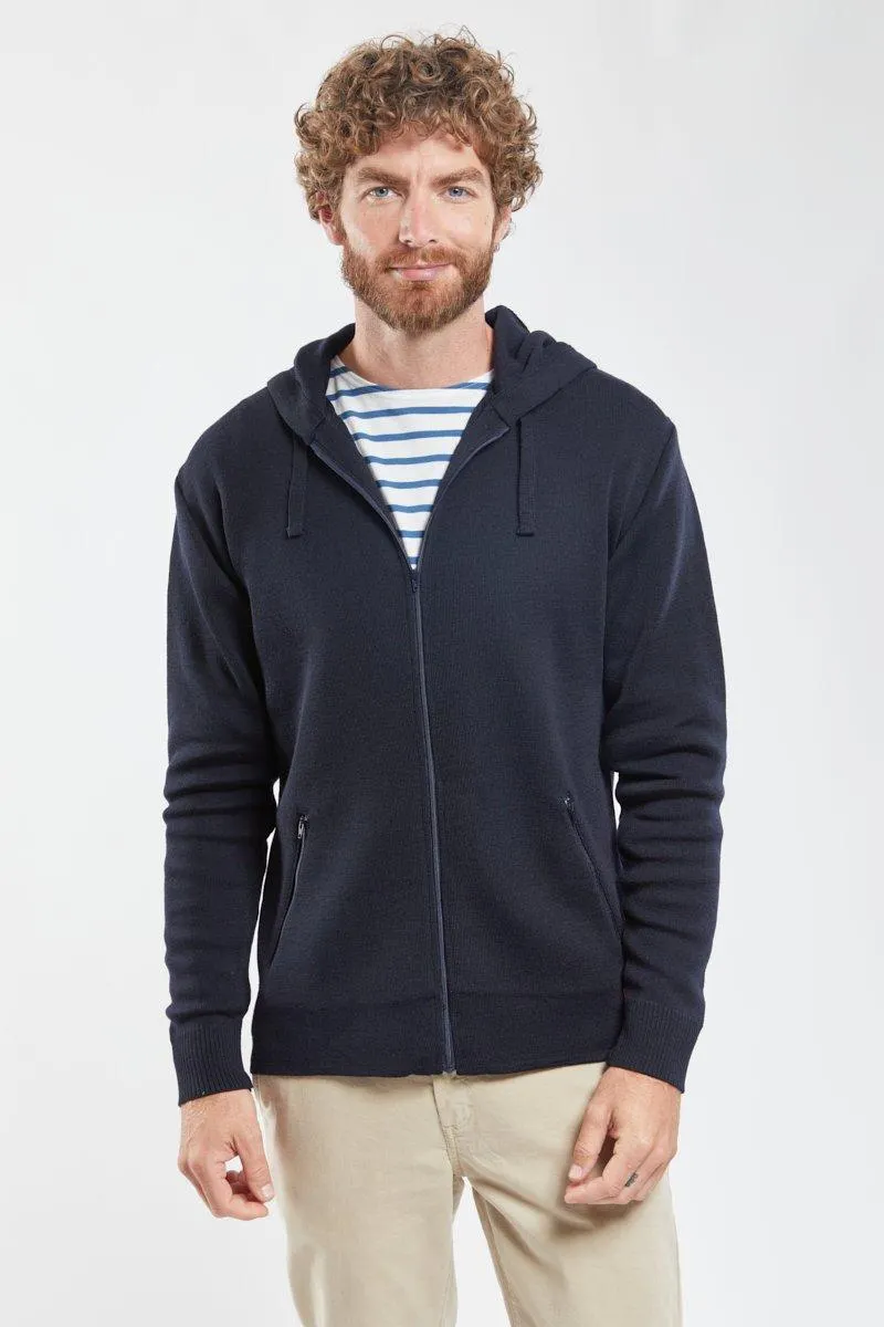 Veste à capuche "Trielen" - laine et acrylique