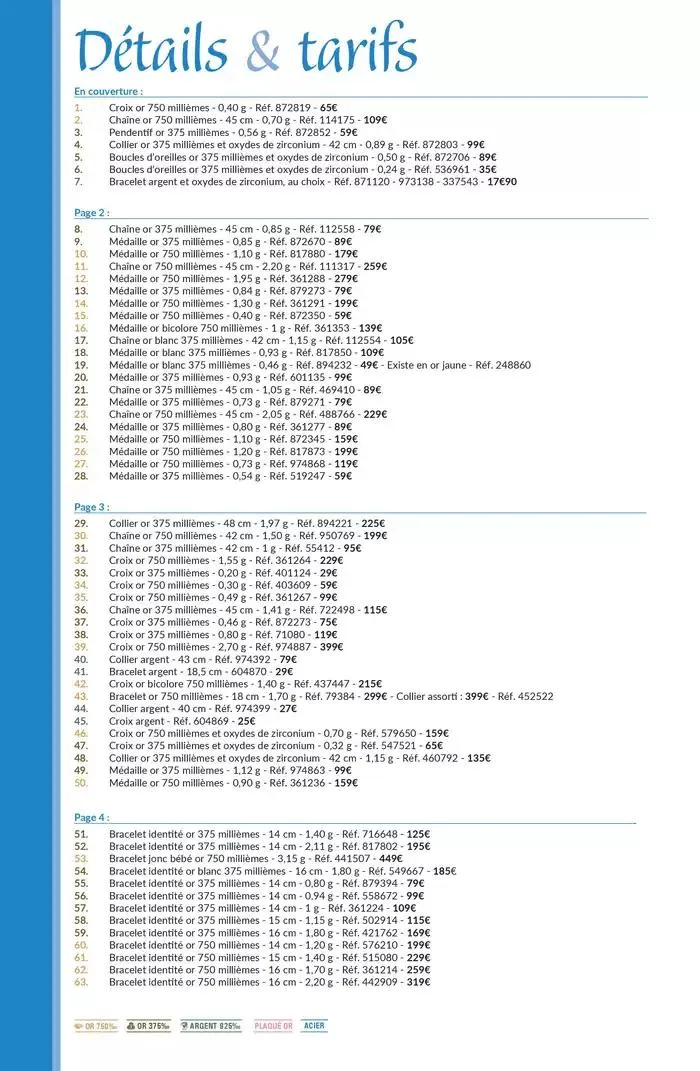 La Vie en Or : Baptême - Communion du 13 mars au 31 décembre 2025 - Catalogue page 13
