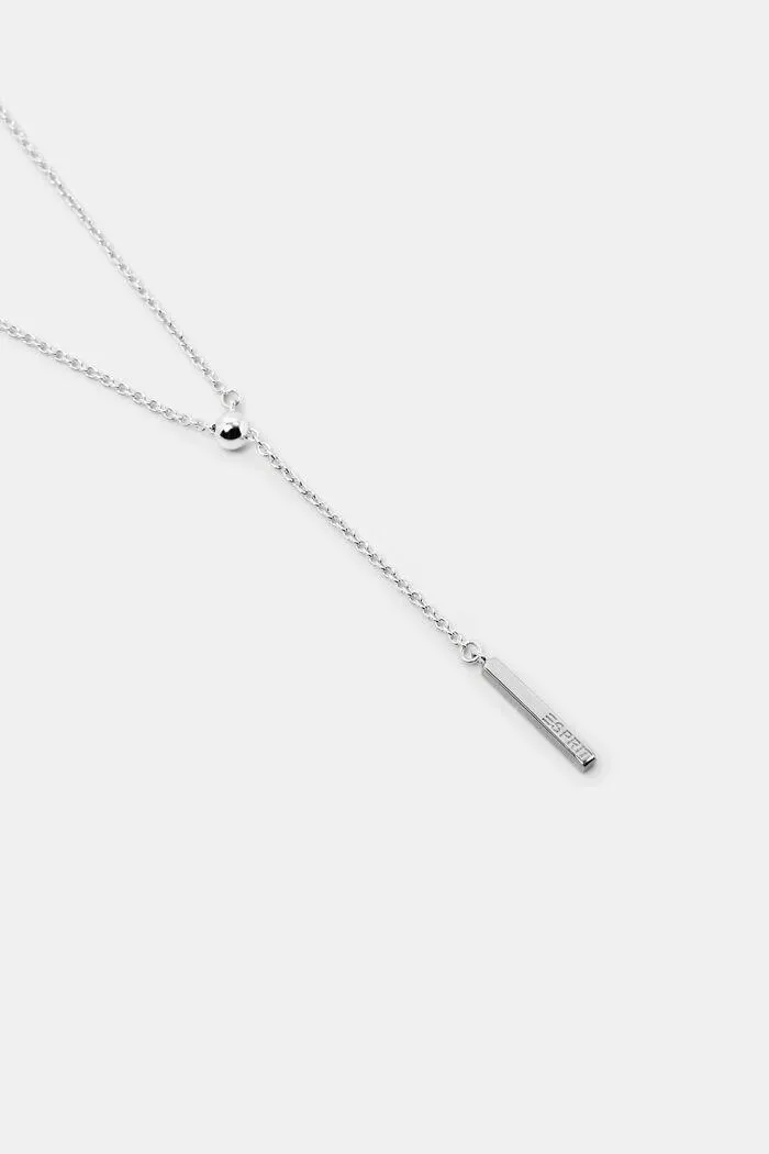 Collier-chaîne Y en argent sterling