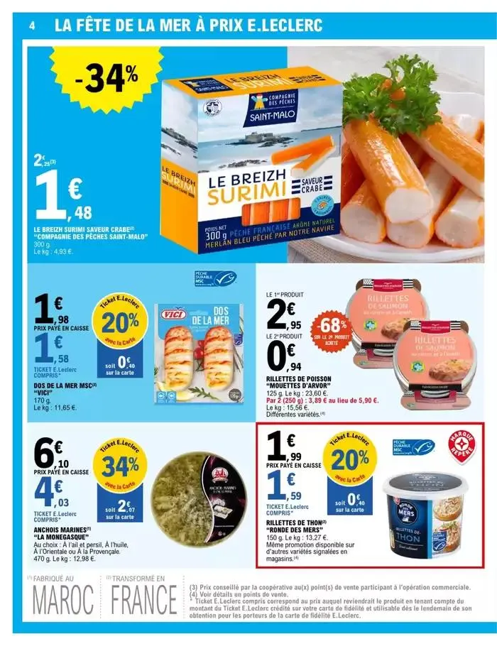 TRAFIC POUVOIR ACHAT 6 - MIXTE du 6 mai au 17 mai 2025 - Catalogue page 4