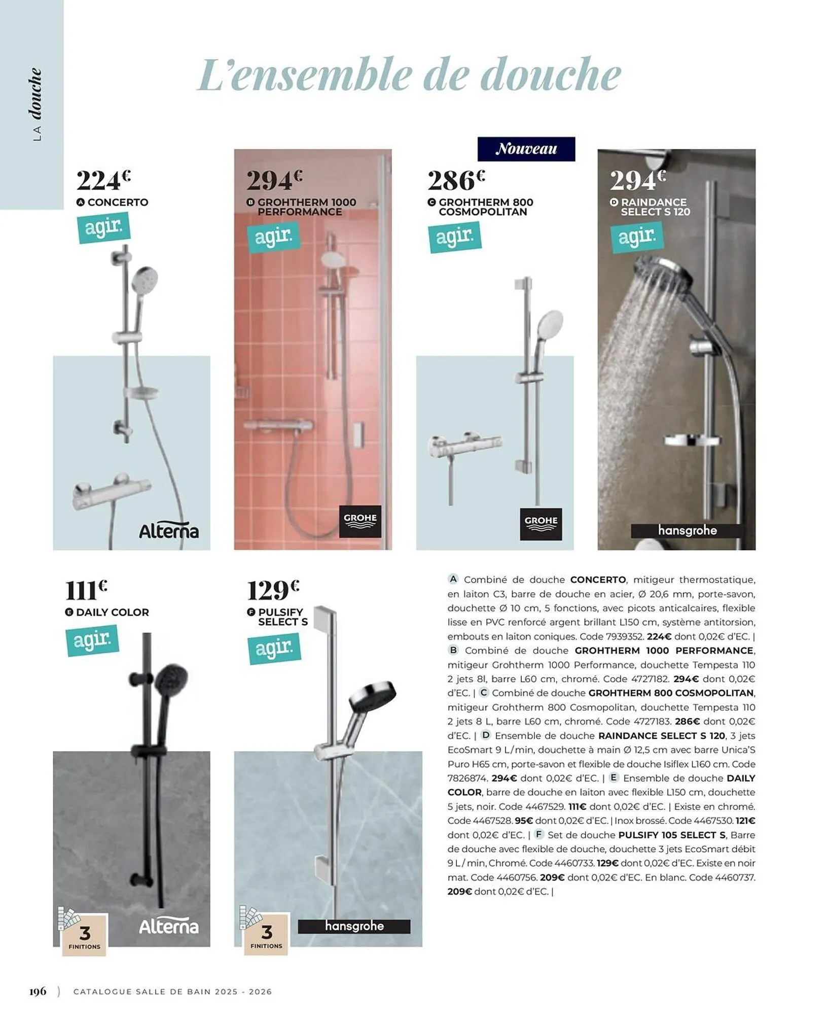 Catalogue Cedeo du 3 juin au 31 décembre 2025 - Catalogue page 196