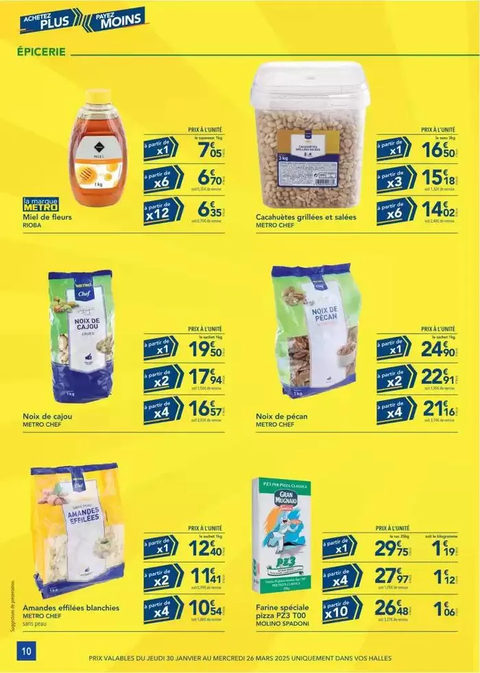Metro Achetez plus payez moins du 28 février au 26 mars 2025 - Catalogue page 10