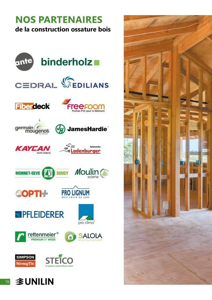 Guide construction bois 2024/2025 du 23 août au 31 décembre 2025 - Catalogue page 78