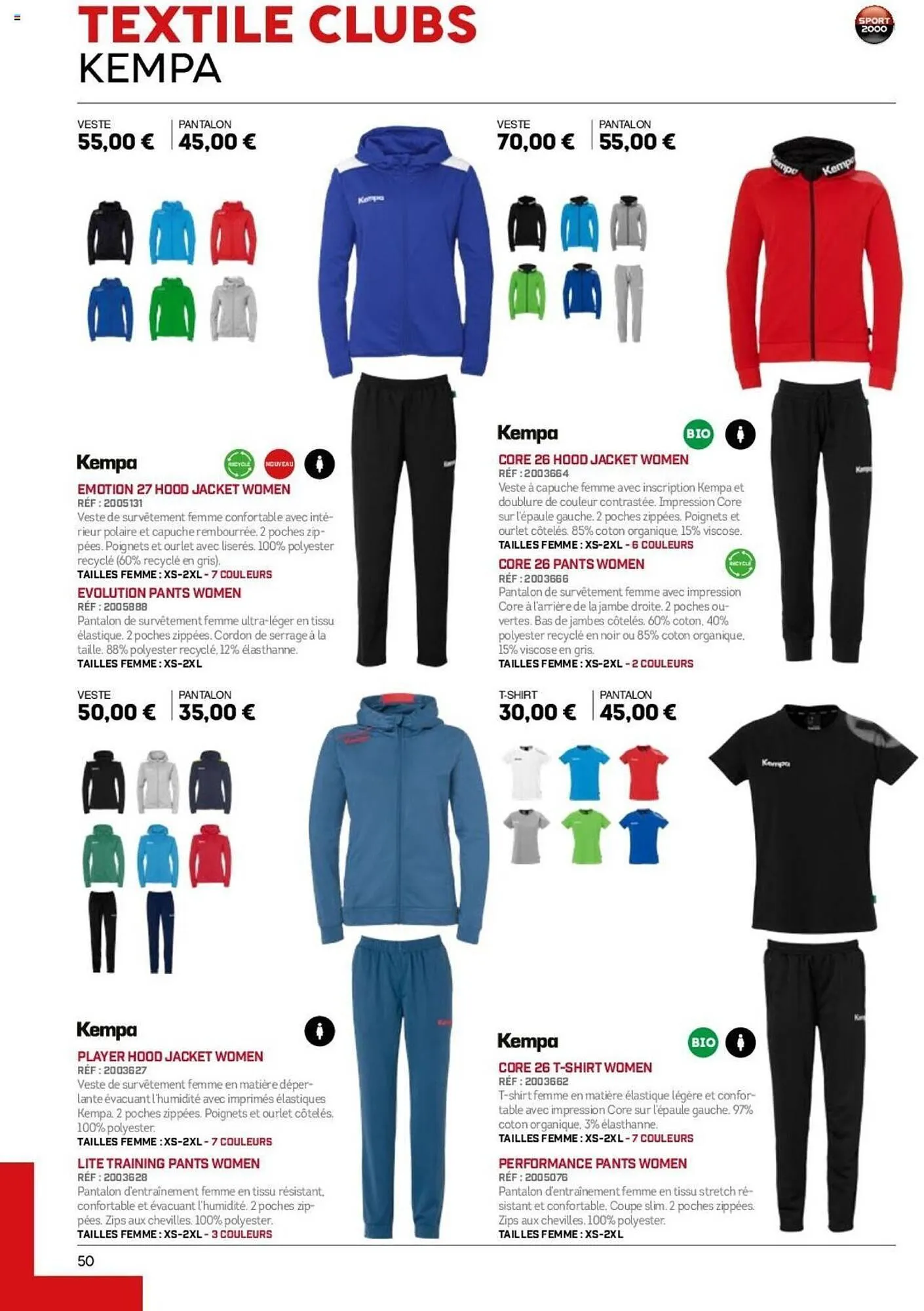 Catalogue Sport 2000 du 28 mai au 31 décembre 2025 - Catalogue page 50