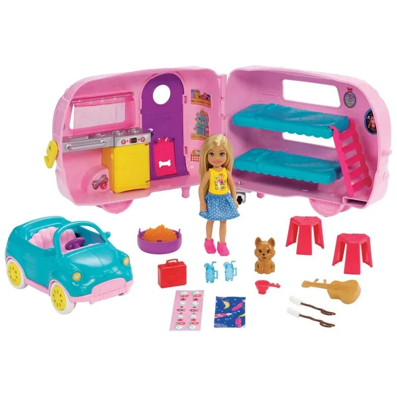 La Caravane Barbie Club Chelsea avec Accessoires