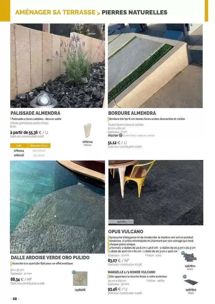 Aménagements Extérieurs 2025 du 30 avril au 31 décembre 2025 - Catalogue page 68