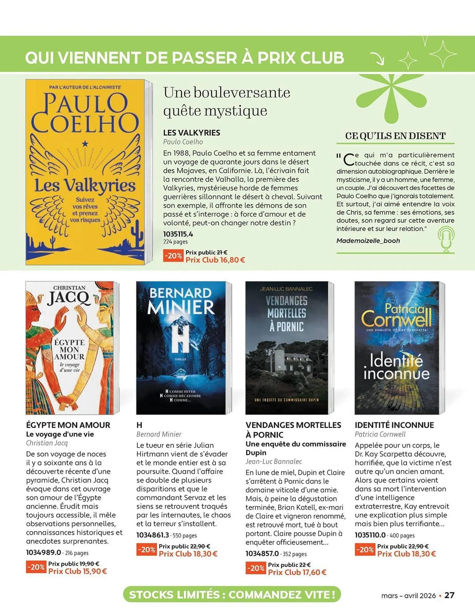 Catalogue France Loisirs du 2 mars au 30 avril 2026 - Catalogue page 27