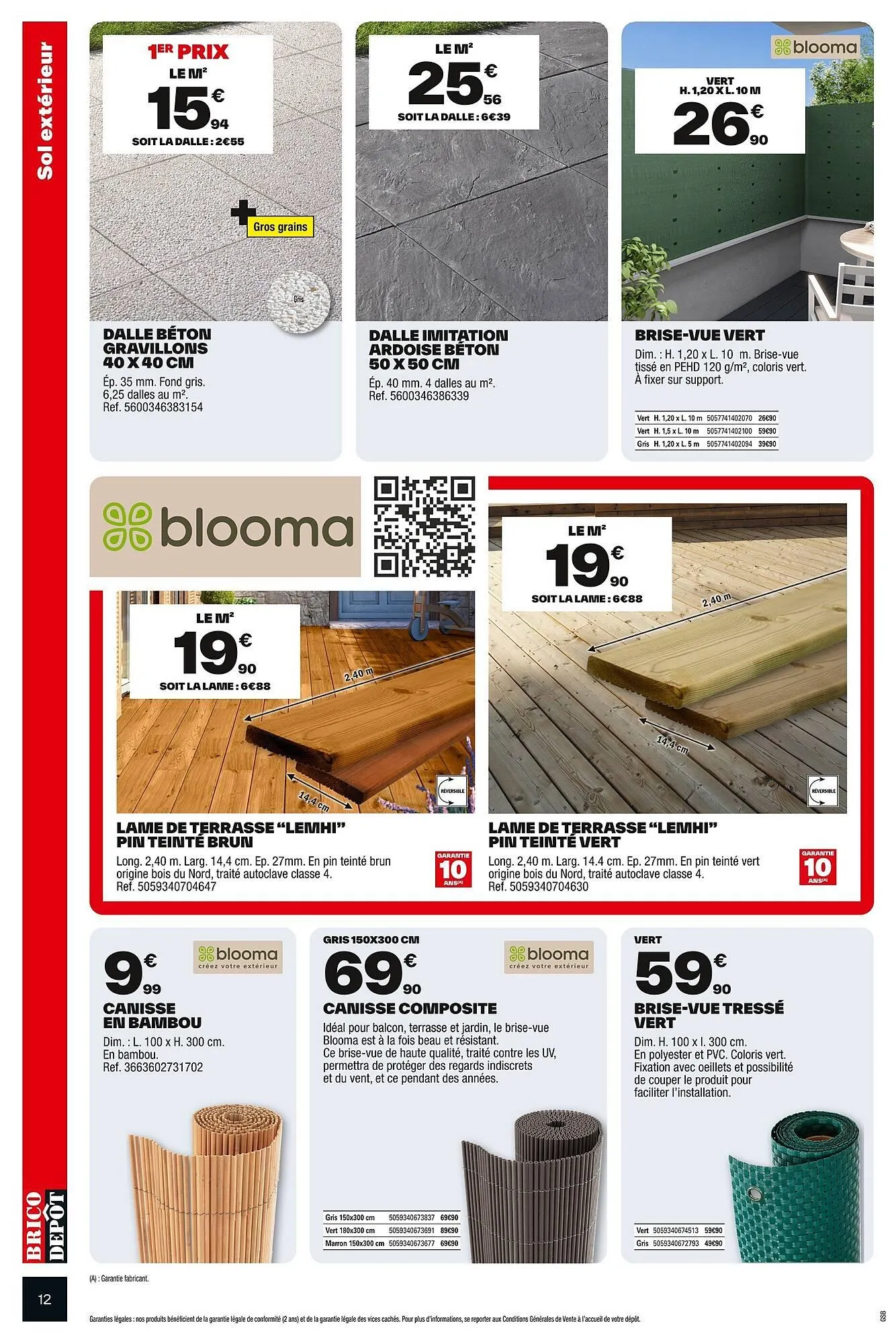 Catalogue Brico Dépôt du 23 mai au 5 juin 2025 - Catalogue page 12
